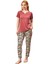 Kadın Bordo Pijama Takımı 25176 1