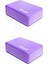 CWA-2260 Çiftli Yoga Blok - 2 Adet Yoga Block - Eva Yoga Bloğu Seti Mor 2