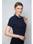 Tweed Kadın Pike Polo Yaka Elbise Lacivert 3