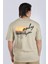 Nigel Erkek O Yaka T-Shirt Bej 4