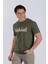 Grant Erkek O Yaka T-Shirt Haki 3