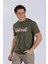 Grant Erkek O Yaka T-Shirt Haki 3