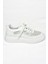 S274048509 Beyaz Taşlı Kadın Spor Ayakkabı Sneakers 4