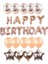 Happy Bırthday Rose Gold Balon Seti 1