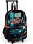 Minik Yuva Çekçekli Sırt Çantası Siyah Nefti Yarış Arabası Desenli Iki Bölmeli 24065 1