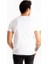 Beyaz Erkek/Unisex Slim Fit Dar Kesim Bisiklet Yaka Pamuklu Likralı Basic Tişört 1801131 4