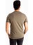 Haki Erkek/Unisex Slim Fit Dar Kesim Bisiklet Yaka Pamuklu Likralı Basic Tişört 1801131 3