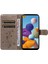 Samsung Galaxy A21 Kabartmalı Kelebek ve El ile Kart Yuvası Için Kılıf (Yurt Dışından) 5