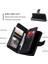 IPhone 12 Için Kılıf Pro Max Kickstand Cüzdan 9 Kart Yuvaları Manyetik Pu (Yurt Dışından) 4