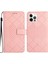 IPhone 12/12 Için Flip Case Pro Kart Yuvası Standı Elmas Kabartmalı Manyetik (Yurt Dışından) 1