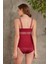 Bordo Penye Atlet Külot Kadın Iç Çamaşırı Takımı 300 2