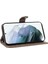 El Kayışı ile Samsung Galaxy S21 Için Kılıf Kabartmalı Kelebek Cüzdan ve (Yurt Dışından) 5