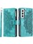 Kırmızı Dikey Çizgili Samsung Galaxy S21 Alüminyum Metal Logo Için Kılıf (Yurt Dışından) 1