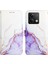 Redmi Için Not 13 5g Kickstand Mermer Desen Pu Deri Cüzdan (Yurt Dışından) 1