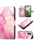 Motorola Moto G24 4G/G04 4g Pu Deri Kickstand Cüzdan Mermer Için Kılıf (Yurt Dışından) 4