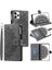 IPhone 11 Için Kılıf Pro Max Mikrofiber Astar Içinde Alüminyum Metal Logo (Yurt Dışından) 1