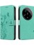 El Kayışı ile Xiaomi 14 Ultra Için Flip Case Cüzdan Telefon Kılıfı Kabartmalı (Yurt Dışından) 1
