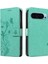 El Kayışı ile Piksel 9 5g Kabartmalı Kelebek Için Flip Case ve (Yurt Dışından) 1