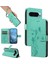 El Kayışı ile Piksel 9 5g Kabartmalı Kelebek Için Flip Case ve (Yurt Dışından) 5