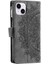 Kırmızı Dikey Çizgili Astarlı IPhone 15 Alüminyum Metal Logo Için Kılıf (Yurt Dışından) 5