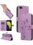 IPhone 7/8 Için Kılıf ve El Kayışı Kabartmalı Kelebek ile Kart Yuvası (Yurt Dışından) 1