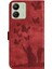 Xiaomi Redmi Için Kılıf 13C 4g/5g Cüzdan Kılıf Kabartmalı Kelebek Kedi Kartı (Yurt Dışından) 1