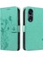Oppo RENO8T 5g Için Kılıf ve El Kayışı Cüzdan Telefon Kılıfı ile Kart Yuvası (Yurt Dışından) 5