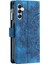 Samsung Galaxy A24 4g Alüminyum Metal Logo Karbon Fiber Pu ile Kılıf (Yurt Dışından) 5