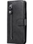 Oppo Oppo 11F Için Kılıf Koruyucu Kapak Kart Yuvası Tutucular Deri Fermuar (Yurt Dışından) 1