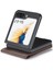 Samsung Galaxy Z Flip 5 Için Kılıf Tutucu ile Buzağı Doku Yatay Çevir (Yurt Dışından) 5