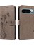 El Kayışı ile Piksel 9 5g Kabartmalı Kelebek Için Flip Case ve (Yurt Dışından) 1