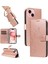 IPhone 15 Için Kılıf Artı Kabartmalı Kelebek Cüzdan Telefon Kılıfı Yüksek Kalite (Yurt Dışından) 5