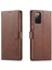 Tutucu ile Samsung Galaxy S20 Buzağı Doku Yatay Flip Case (Yurt Dışından) 1
