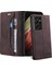 Samsung Galaxy S21 Ultra Premium Deri Iki Kart Yuvaları Premium (Yurt Dışından) 4