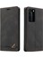 Huawei P40 Pro Premium Deri Iki Kart Yuvaları Kickstand Premium (Yurt Dışından) 4