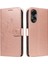 Oppo A78 4g Için Kılıf El Kayışı ile Yüksek Kaliteli Deri Cüzdan Telefon (Yurt Dışından) 1