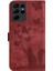 Samsung Galaxy S21 Ultra Flip Folio Tutucu Kapak Kabartmalı Kedi (Yurt Dışından) 1