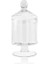 Cylinder Kapaklı Ayaklı Sunum 23 cm Fanus Şekerlik ROYALEKS-81950 1