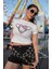 Melek Kanatlı Hello Kitty Baskılı Crop Top, Kadın Sevimli Hk Baskılı Crop Bluz 1