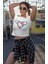 Melek Kanatlı Hello Kitty Baskılı Crop Top, Kadın Sevimli Hk Baskılı Crop Bluz 3