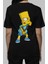 The Simpsons Sırt Baskılı T-Shirt, Erkek-Kadın Yaramaz Bart Simpson Sırt Baskılı Tişört 3