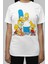 Simpsonlar Aile Pozu Baskılı T-Shirt, Simpsons Baskılı Tişört 1