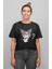 Kuromi Düşünüyor Baskılı T-Shirt, Kadın Kawaii Sevimli Kuromi Baskılı Tişört 2