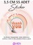 Papatya Desenli Gökkuşağı Temalı Thank You Sticker 3,5 cm 55 Adet Sticker 5