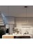 Siyah 3000K U 100CM LED Lamba,yay Sarkıt Avize,modern Aydınlatma,dekoratif 2