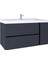 Linear 100 cm Lavabo Dolabı Füme KB710080 1