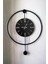 Modern Metal Daire duvar Saati 5