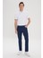 Slim Fit Dar Kesim Pamuklu Armürlü Esnek 5 Cep Pantolon 2