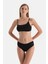 Siyah Tek Omuz Bikini Üst 5