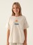 Kız Çocuk Tişört 5-15 Yaş Bej 2